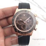 New Upgraded Brown Dial Rubber Replica Rolex Cosmograph Daytona Watch_th.jpg